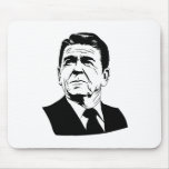 Ronald Reagan 1980 retro portrait Mouse Pads