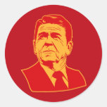 Ronald Reagan 1980 retro portrait Sticker