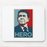 Ronald Reagan Hope Hero Poster - Reagan Bush 84 Mouse Mat