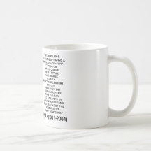 Ronald Reagan Law Order Eighteenth Century Quote Coffee Mug