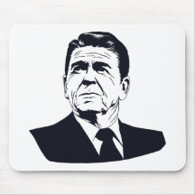 Ronald Reagan Portrait Mousepad