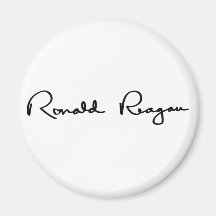 Ronald Reagan Signature Refrigerator Magnets