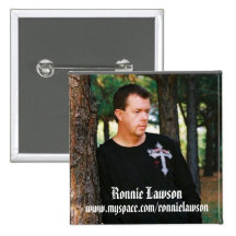 ronnie picture for tshirts, Ronnie Lawson, www.... Pinback Button