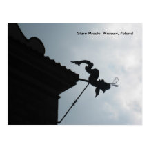 Roof dragon postcard