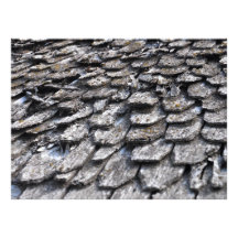 Roof texture personalized announcement