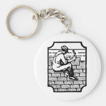 Roofer Key Chain