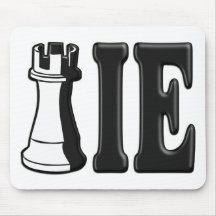 ROOKIE (Rook Chess Piece + ie) Mouse Pads