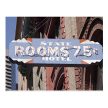 Rooms 75 Cents Postcard