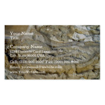 Root fossils in limestone seawall business card templates