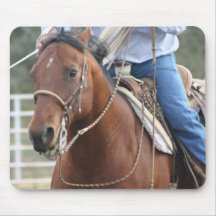 Roping Horse Mouse Pad