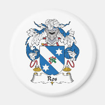 Ros Family Crest Fridge Magnets