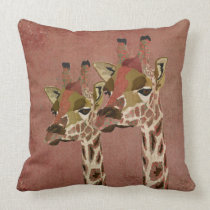 Rosa Bronze Giraffes  MoJo Pillow pillows