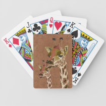 Rosa Giraffes Glitzy Card Deck playing cards