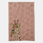 Rosa Giraffes Glizy Towel