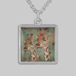 Rosa Giraffes Necklace necklaces
