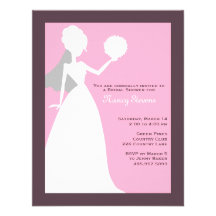 Rosario {pink} Bridal Shower Invitations