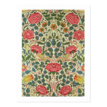 'Rose', 1883 (printed cotton) Postcard