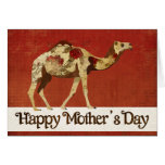 Rose Camel Mother's Day Card