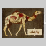 Rose Camel Notecard cards