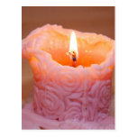 Rose Candle Post Cards