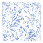 Rose Chinz Floral Pattern Personalized Invitation