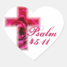 Rose Cross Sticker