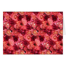 ROSE FIELD GREETING CARD