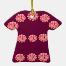 Rose Floral Pattern Ornament