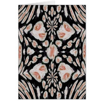 Rose Fractal Art Card