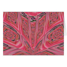 Rose Fractal Blank Note card