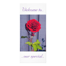Rose Grows Merry Personalized Invite