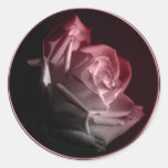 Rose In Bloom Wedding Invitation Envelope Seal Round Sticker