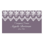 Rose Lace Business Card (Dark Purple)