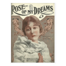 rose of my dreams mrs charlie chaplin postcards