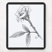 Rose of sorrows mouse mat