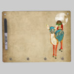Rose Owl & Azure Fawn Full Moon Dry Erase Board dry erase boards