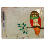 Rose Owl Full Moon Dry Erase Board
