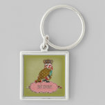 Rose Owl Mum's Keychain keychains