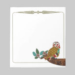 Rose Owl Notepad notepads