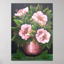 Rose Poppies Print
