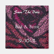 Rose Save The Date Magnets