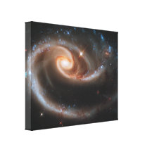 Rose Spiral Galaxies Wrapped Canvas Stretched Canvas Prints