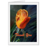 Rose  Thank You Card