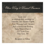 Rose Zebra Black & White Elegant Wedding Invitatio Announcement