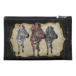 Rose Zebra Shadows Travel Accessory Bag