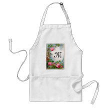 ROSES & JASMINES MONOGRAM APRONS
