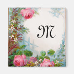 ROSES & JASMINES MONOGRAM MAGNETS