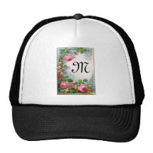 ROSES & JASMINES MONOGRAM MESH HATS