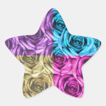 Roses Multi Colour Sticker