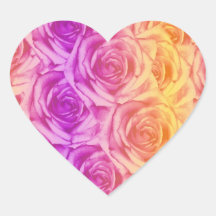 Roses Multi Colour Sticker